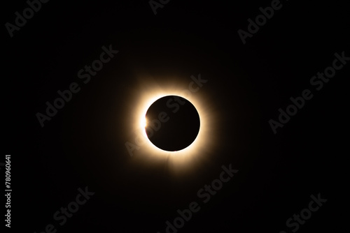Solar Eclipse with yellow ring © jdross75