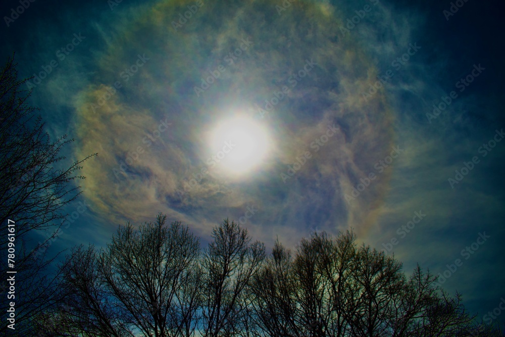 Fototapeta premium Angel's Wings - Lunar Eclipse 2024