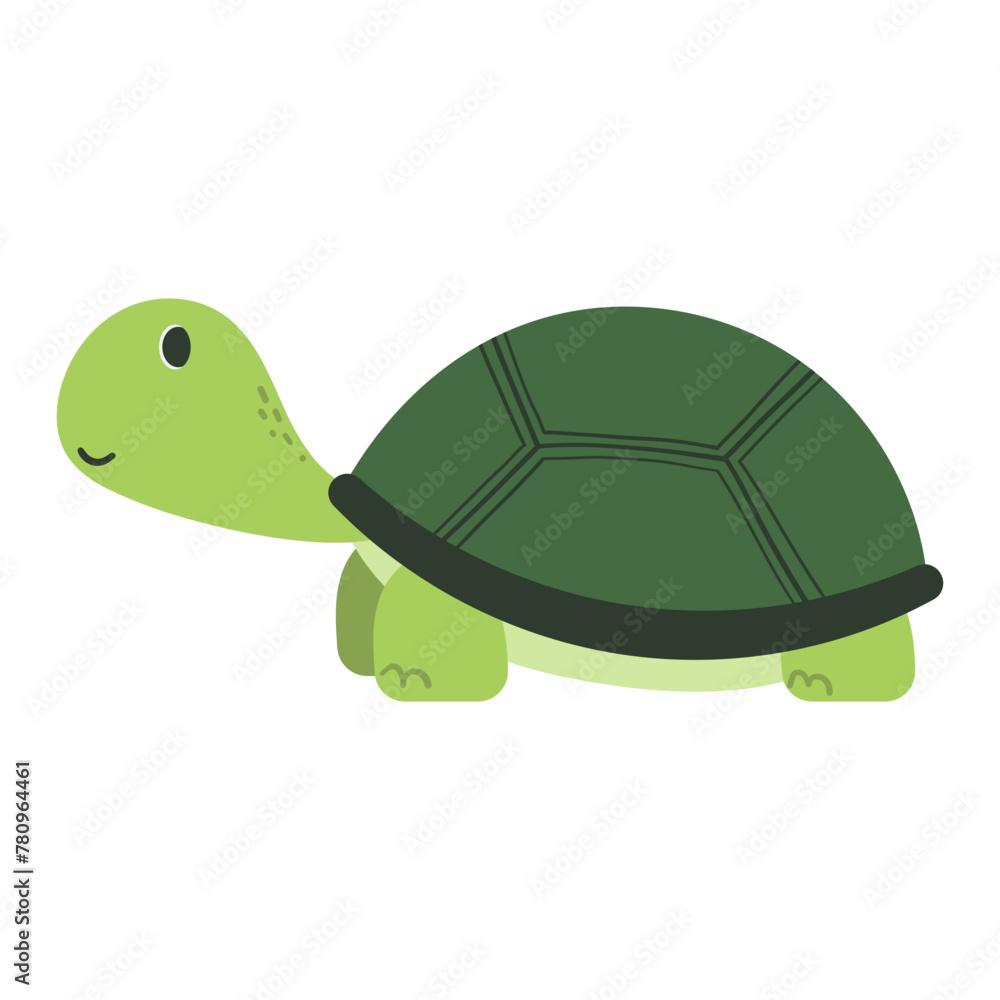 Obraz premium Cute turtle illustration