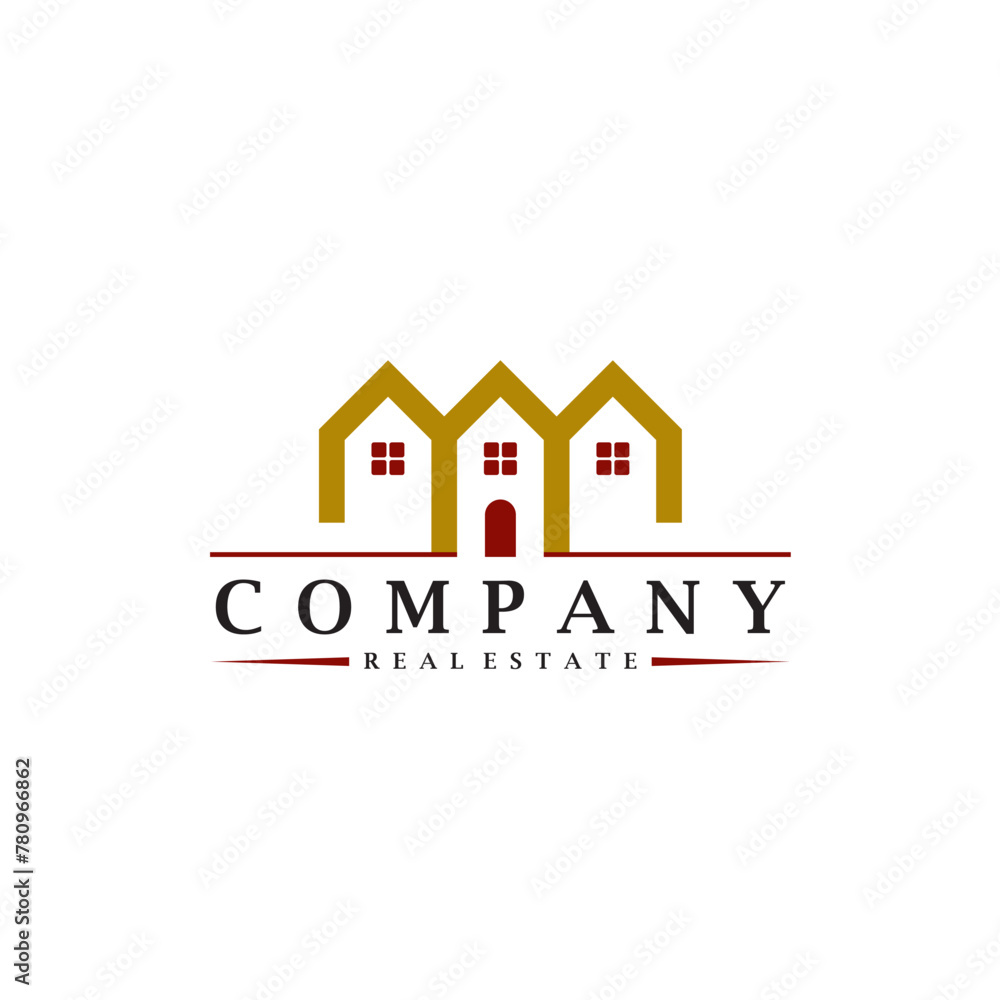 Real estate home house Logo Design 