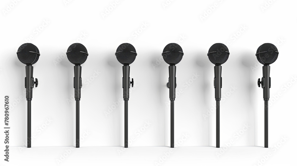 A photorealistic image of a speaker giving speeches on a white background is displayed in the background. A photorealistic image of a speaker giving speeches on a white background is displayed in the background.