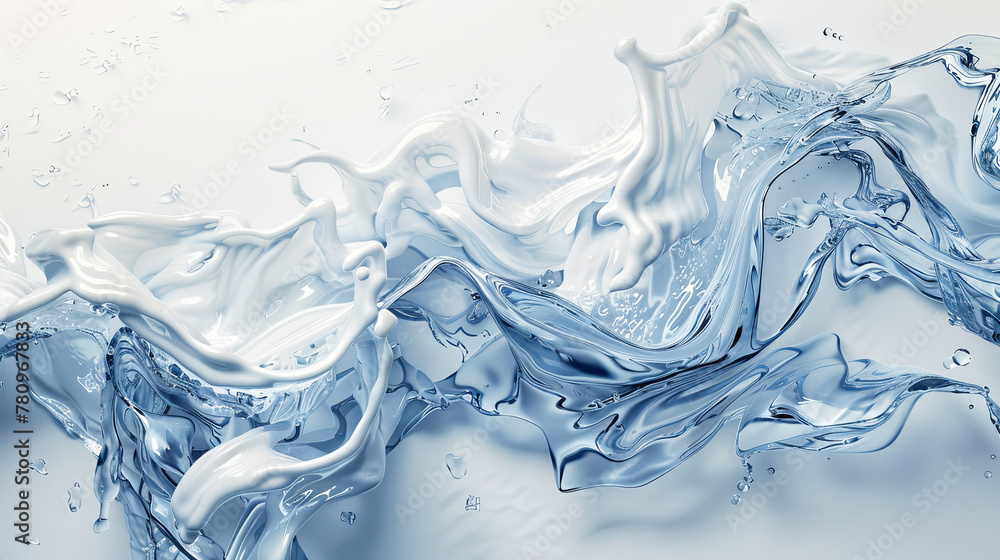 A photorealistic image transitions on a white background in this scene, capturing the viewer's attention. A photorealistic image transitions on a white background in this scene, capturing the viewer's attention.