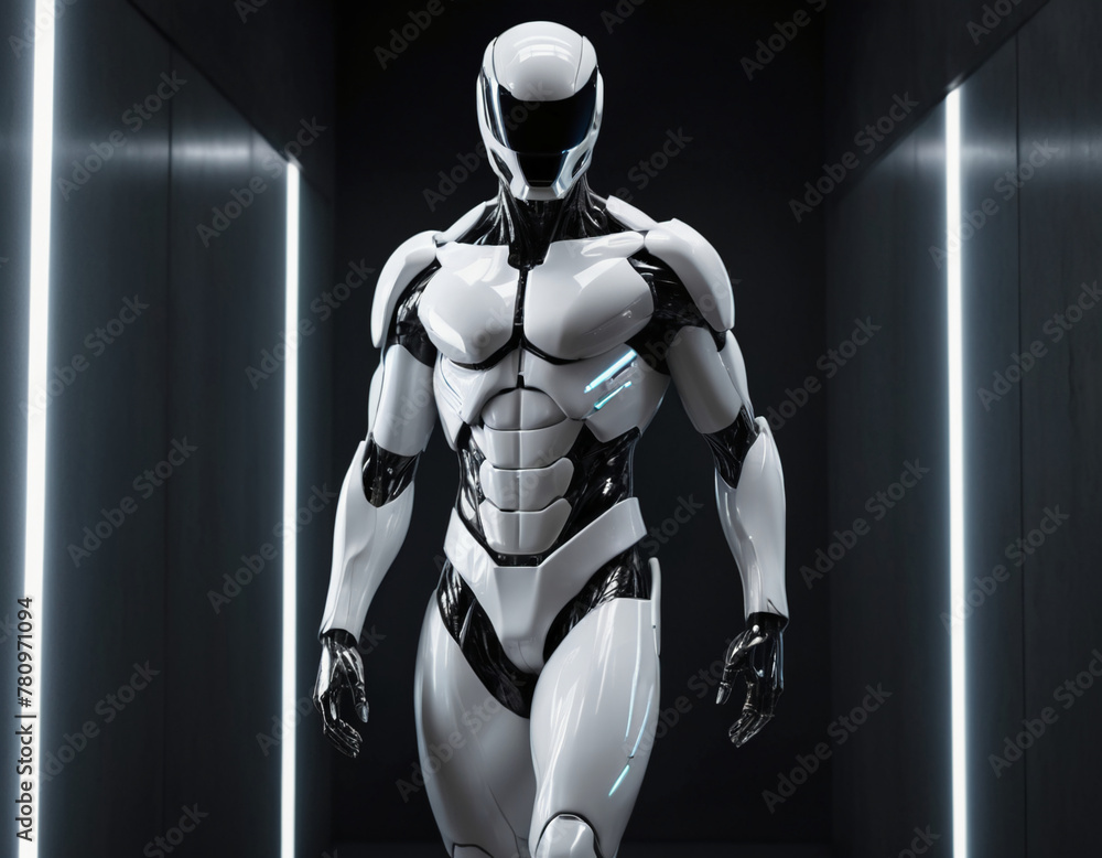 3d rendered illustration of an artificial intelligence robot 3d rendered illustration of an artificial intelligence robot