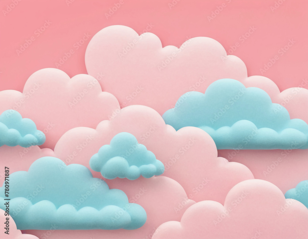 colorful clouds background art