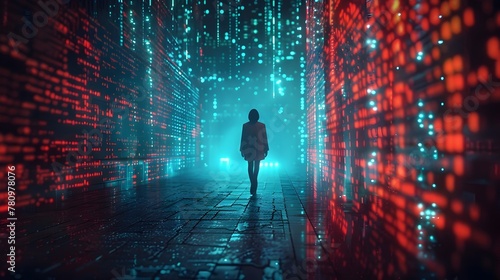 Mysterious Cyber Alley - A Futuristic of Data Privacy and Digital Realms