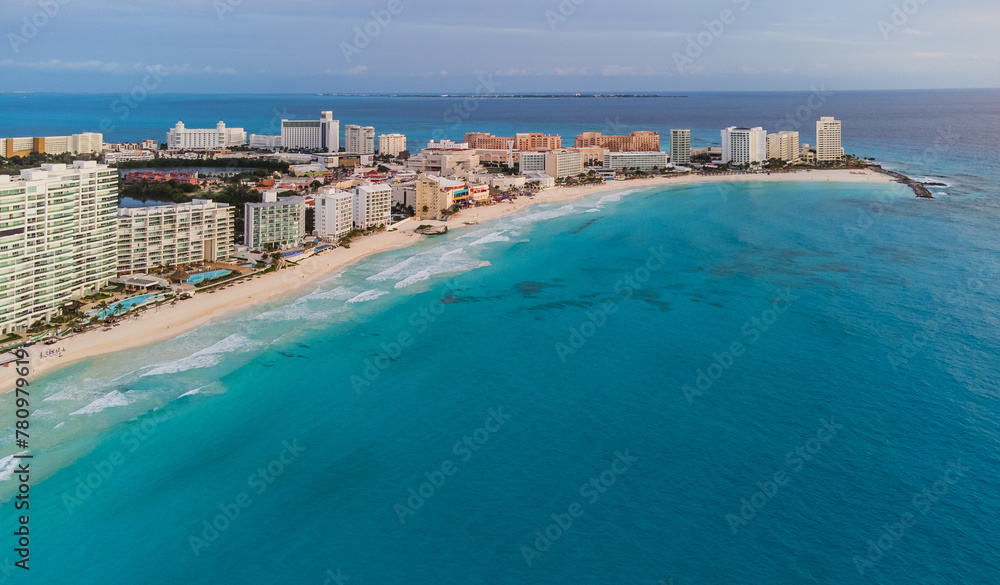 Mexican Beach Sunrise and Sunset Punta Sam Sun and Sand and Clear Water