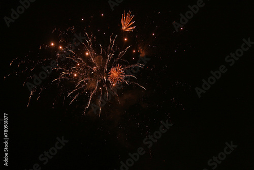 Wallpaper Mural fireworks in the night sky Torontodigital.ca