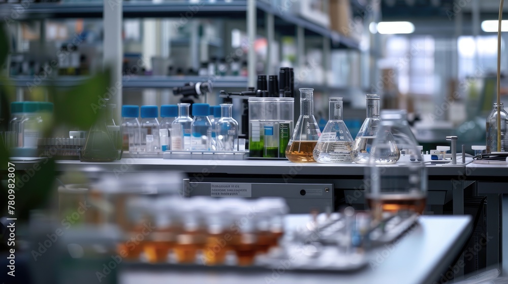 Images of laboratory equipment and tools, such as beakers, test tubes, and microscopes, set against sterile laboratory environments, illustrating the scientific process and experimentation Images of laboratory equipment and tools, such as beakers, test tubes, and microscopes, set against sterile laboratory environments, illustrating the scientific process and experimentation