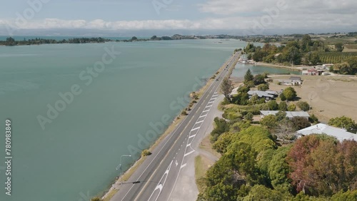 Wallpaper Mural A road in the middle of a lake  Torontodigital.ca