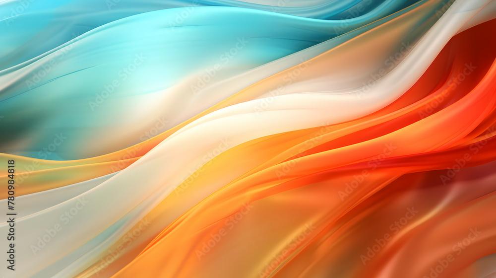 Digital color fantasy wave curve fabric abstract graphic poster web page PPT background