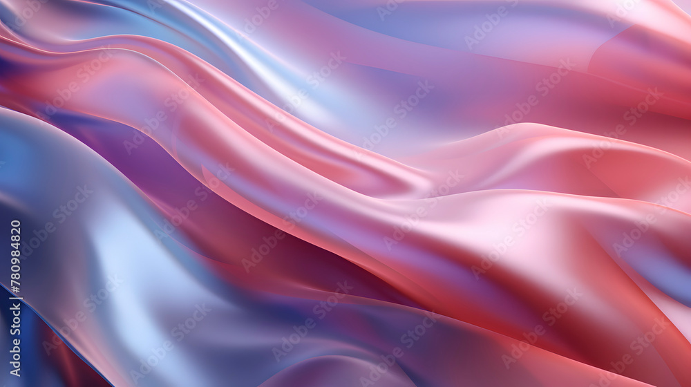 Obraz premium Digital color fantasy wave curve fabric abstract graphic poster web page PPT background