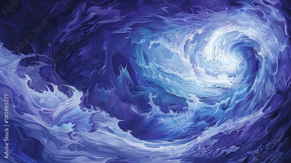 Abstract Blue Swirl Background Abstract Blue Swirl Background