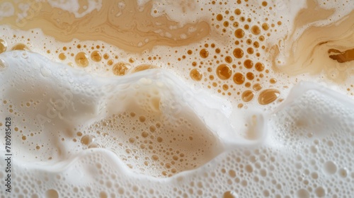 Creamy Coffee Foam Texture