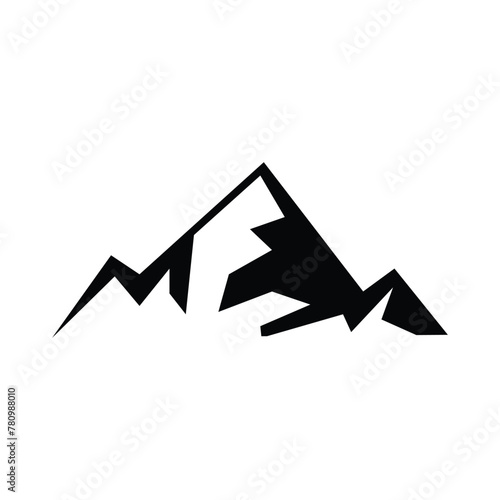 mountain icon symbol vector