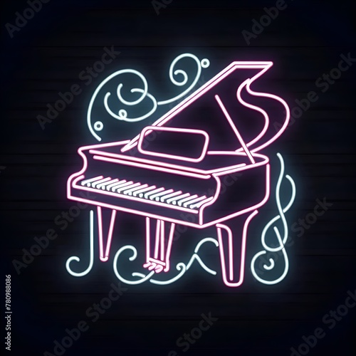 Neon Piano