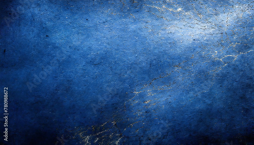 青色の背景。深い濃紺のヴィンテージテクスチャー。質感のある大理石の素材。Blue background. Deep dark blue vintage texture. Textured marble material. photo