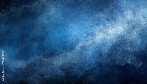 Blue background. Deep dark blue vintage texture. Textured marble material.