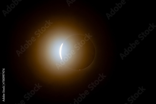 2024 Eclipse Diamond Ring.  Taken in Texarkana, Arkansas April 8th 2024