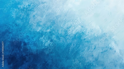 A blue and white background with a splash of blue paint.
