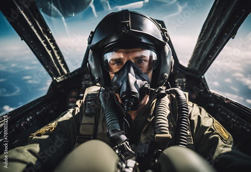 戦闘機のパイロット photo
