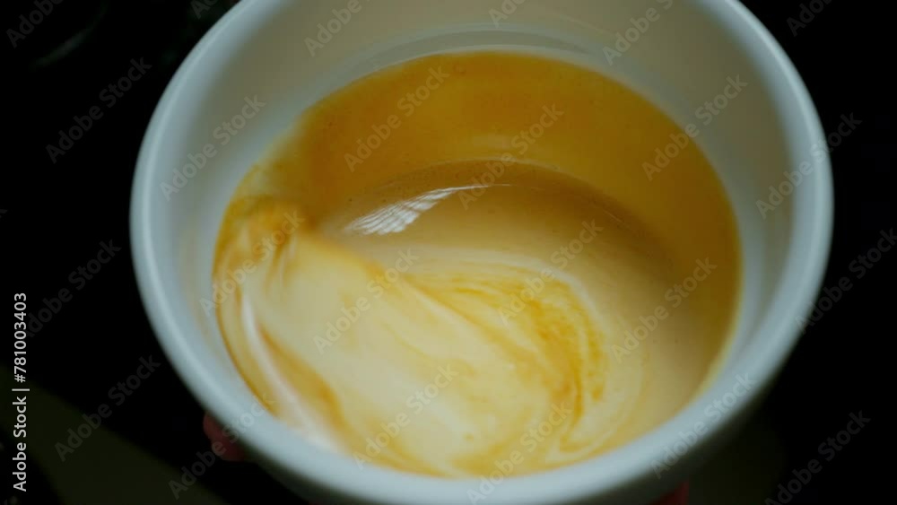 barista make coffee latte art with coffee espresso machine in coffee shop barista make coffee latte art with coffee espresso machine in coffee shop