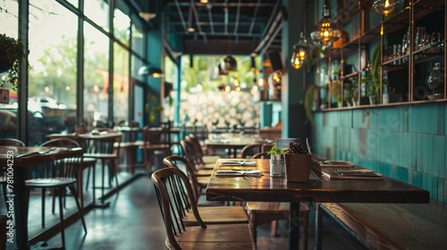 Inside view of the restaurant 