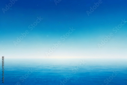 blue sea sky , color gradient rough abstract background shine bright light and glow