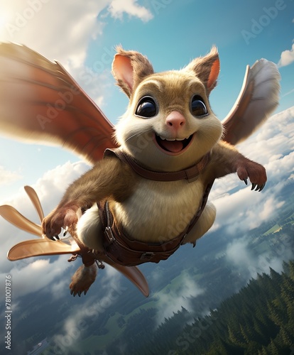 Flying Squirrel Fantasia: Enchanting Images of Aerial Acrobats