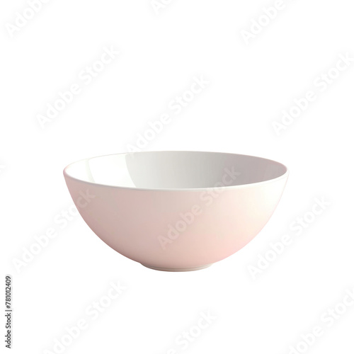 A white bowl on a transparent background