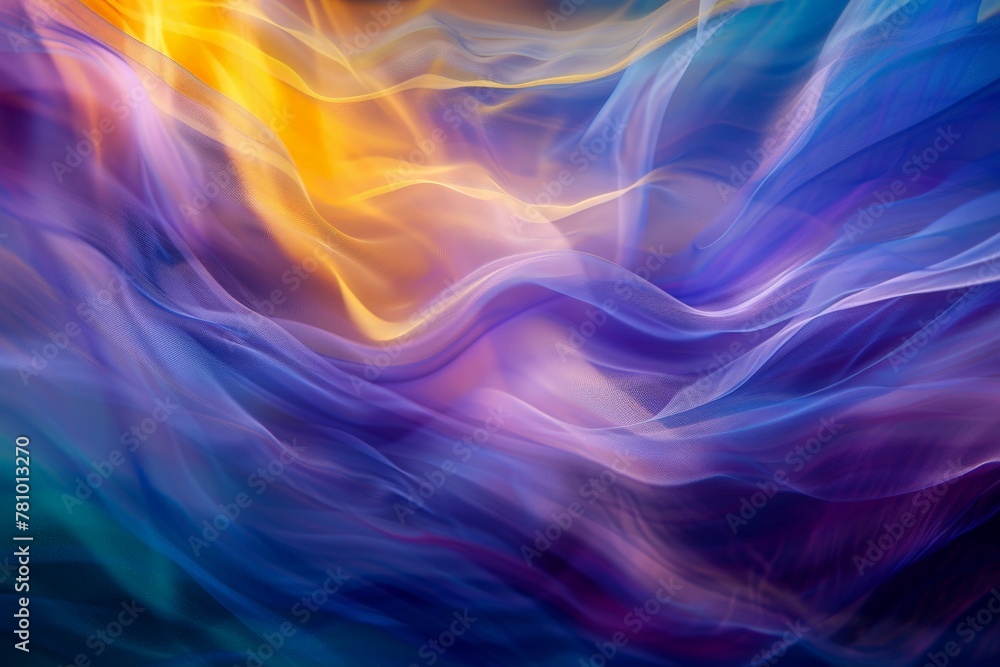 An abstract art blue and purple background with mist textures, swirling color of smoke.ai generative An abstract art blue and purple background with mist textures, swirling color of smoke.ai generative
