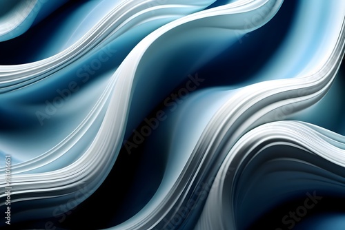 Captivating Fluid Dynamism in Mesmerizing Aquatic Waves