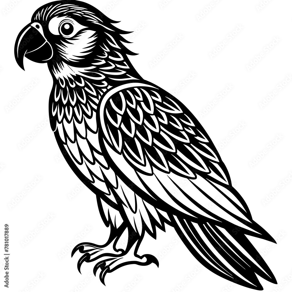Naklejka premium illustration of an eagle