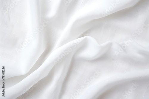 White Background, Fabric Satin Texture