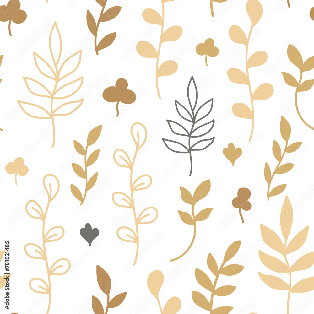 Floral Seamless Pattern Textile Print