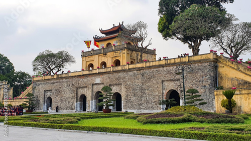 South Gate (Also Called Doan Mon) Of Thang Long Imperial Citadel, Vietnam. The Imperial Citadel Of Thang Long Was Declared A UNESCO World Heritage Site In 2010.