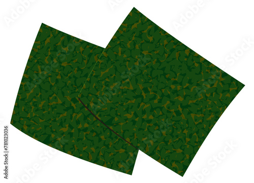 Dried seaweed against white background (ID: 781023036)