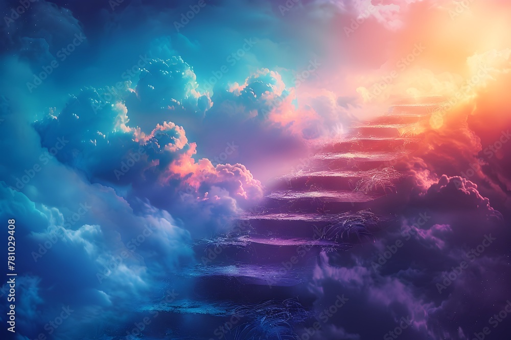 Dramatic Skies Guiding the Path to Endless Possibilities and Horizons