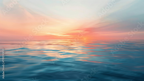 The delicate gradation of sunset colors painted with soft, sweeping brushstrokes, © FoxGrafy