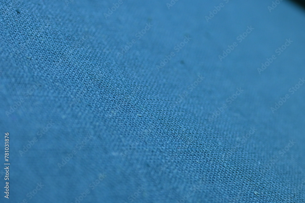 blue green hemp viscose natural fabric cloth color, sackcloth rough texture of textile fashion abstract background