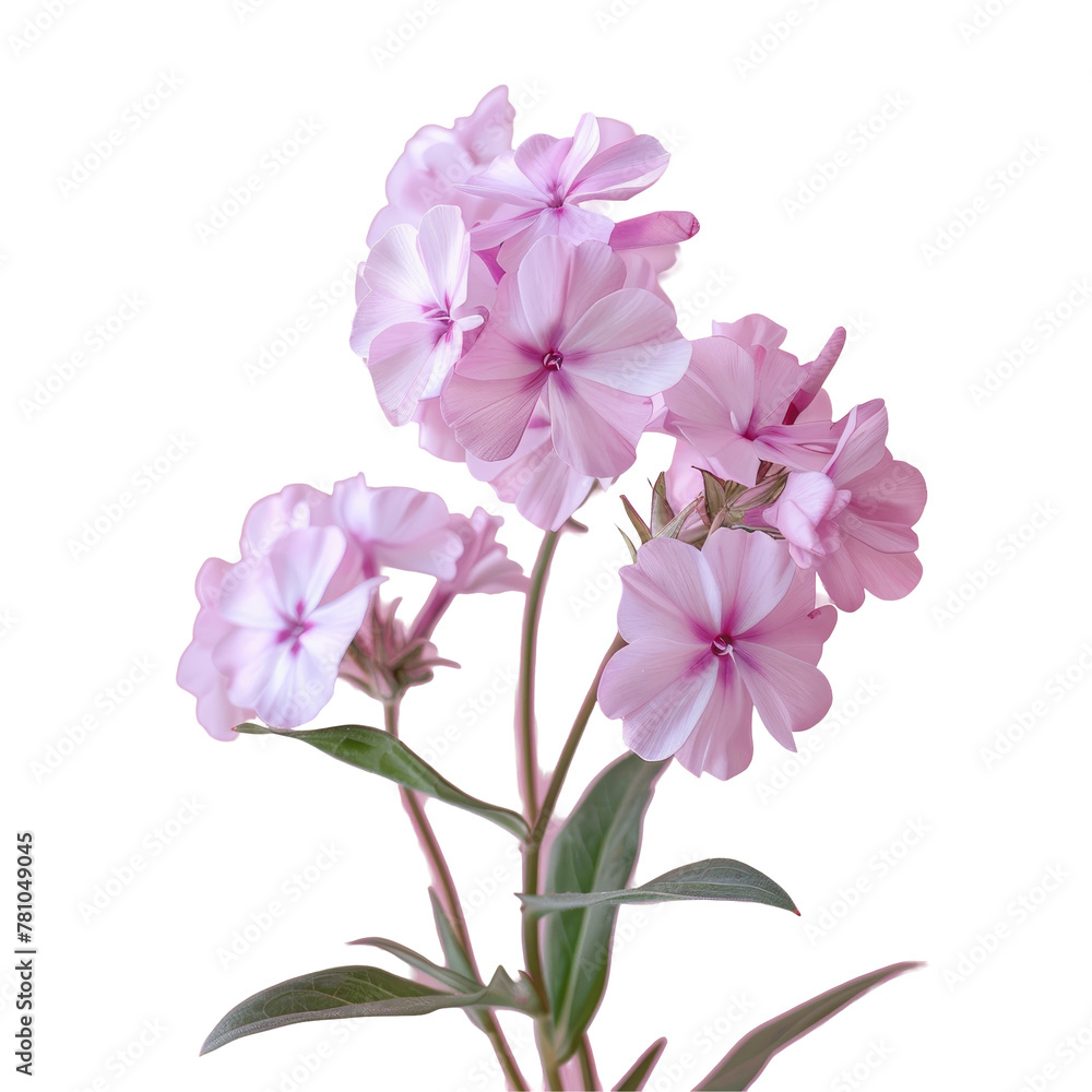 Table with pink flower-filled vase Table with pink flower-filled vase