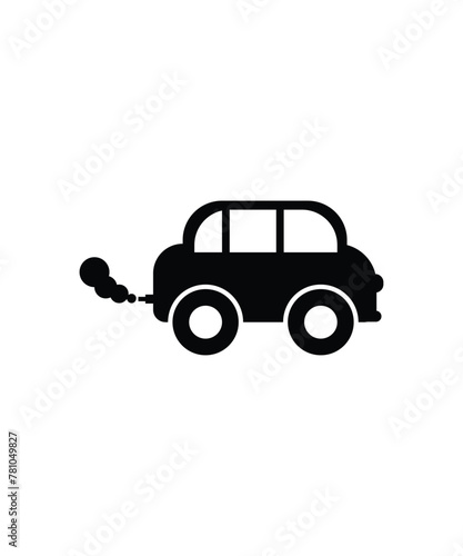 old car icon, vector best flat icon.