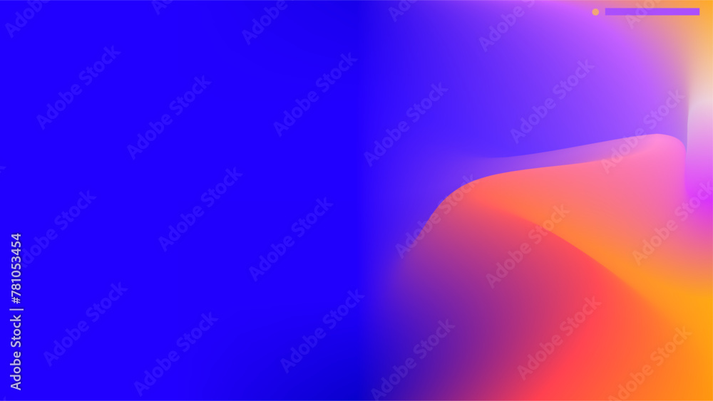 Plain blue background with dynamic liquid light gradient