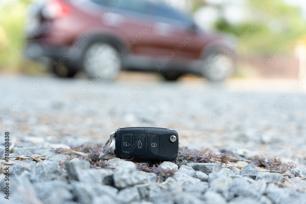 Lost car keys on the ground, Car keys dropped on the floor or fall lying on the street home front. Walking Away From Lost Car Key, can not transport, express, rush time, wast time, emergency Lost car keys on the ground, Car keys dropped on the floor or fall lying on the street home front. Walking Away From Lost Car Key, can not transport, express, rush time, wast time, emergency