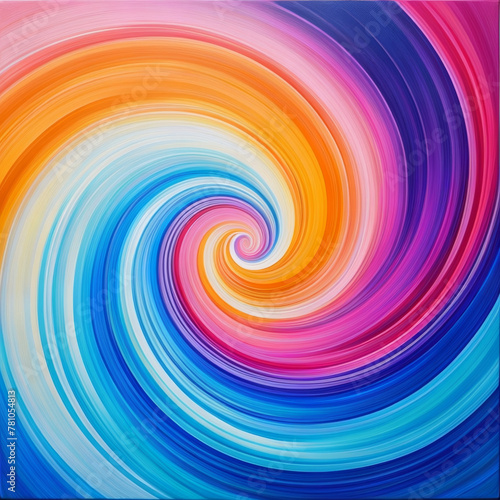 Abstract colorful spiral background. Vector illustration for your design. EPS10