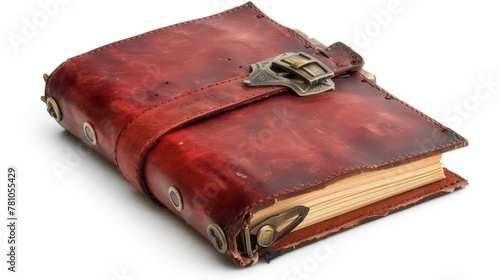 Leather Journal with Lock on Front