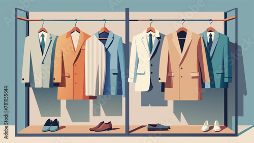 An organized array of classic highquality garments that can be easily mixed and matched to create endless fashion possibilities making dressing