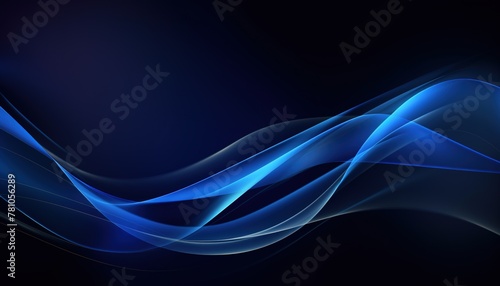 Futuristic technology abstract blue background with a glowing neon outline  tech background flat 