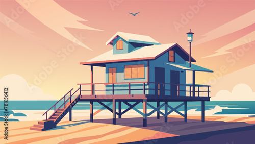 A neglected beach cottage damaged by saler and years of neglect is revitalized into a coastal oasis with a fresh coat of paint a rooftop deck