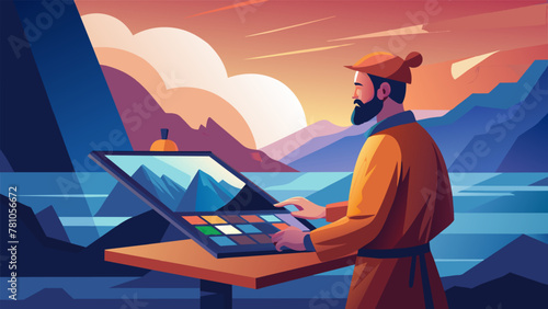 A fusion of traditional and modern techniques the digital palette offers a dynamic canvas for artists to explore. With limitless possibilities