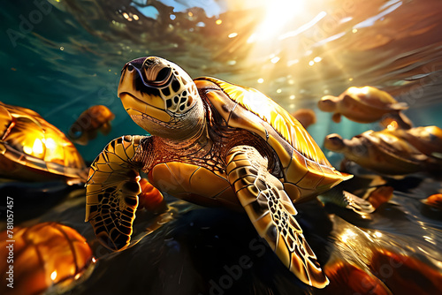 turtle on the water
Generative AI